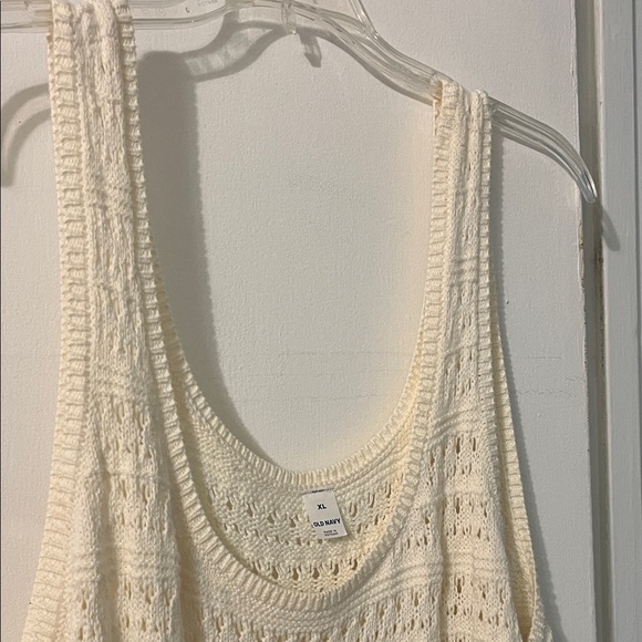 Old Navy Cream Knit Tank Dress - Picture 4 of 5